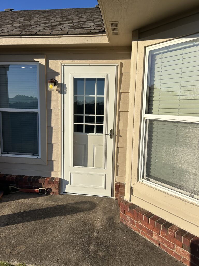 Storm Door Installation in Broken Arrow