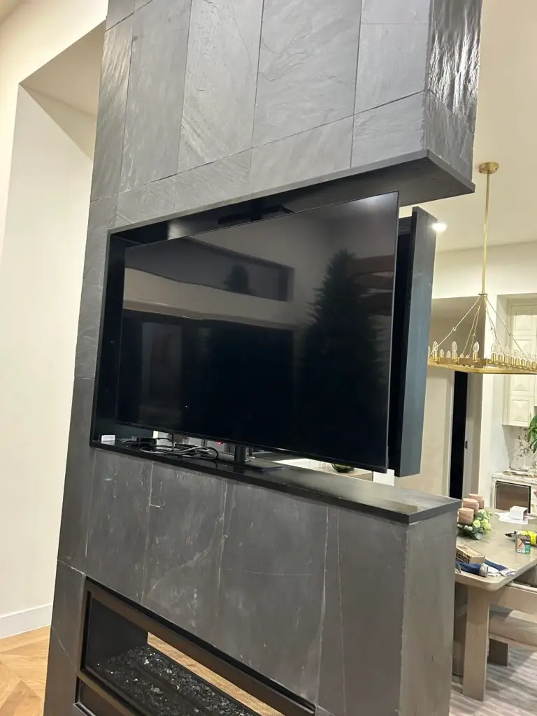 TV Wall Cover Installation in Broken Arrow