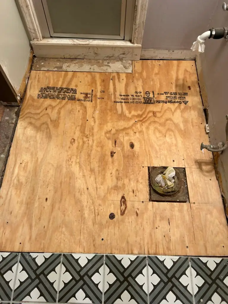 Bathroom Subfloor Replacement in Tulsa