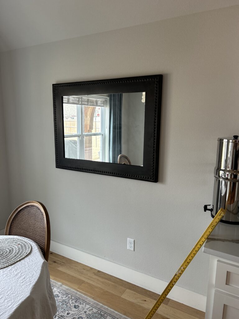 Picture and Mirror Hanging Service in Tulsa — curtain hanging